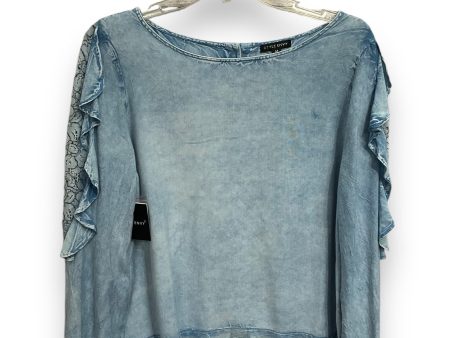 Top Long Sleeve By Style Envy In Blue, Size: M Online Hot Sale