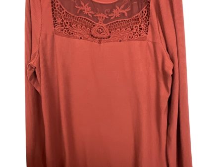 Tunic Long Sleeve By Torrid In Orange, Size: 2x Cheap