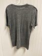 Top Short Sleeve Basic By Clothes Mentor In Grey, Size: M For Sale