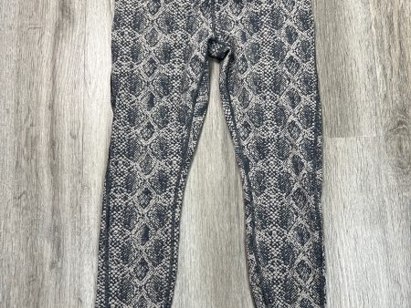 Athletic Leggings By Athleta In Snakeskin Print, Size: S For Discount