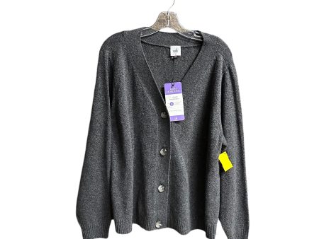 Sweater Cardigan By Cabi In Grey, Size: M Online Hot Sale