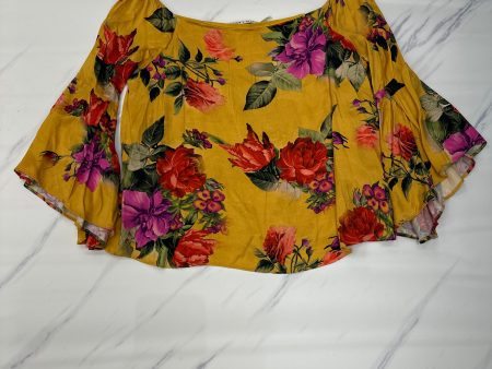 Top 3 4 Sleeve Designer By Alice + Olivia In Yellow, Size: M Cheap