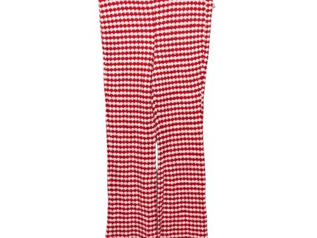 Pants Lounge By Zara In Red & White, Size: M Hot on Sale