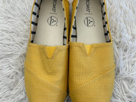 Shoes Flats Mule & Slide By Toms In Yellow, Size: 11 Online now