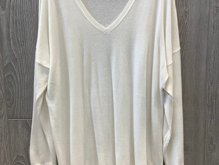 Sweater By Amazon Essentials In White, Size: Xxl Hot on Sale