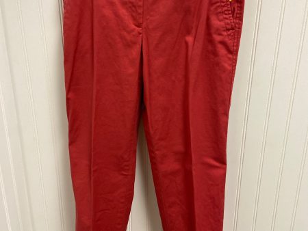 Pants Chinos & Khakis By Talbots In Red, Size: 4 For Discount