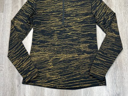 Athletic Jacket By Nike In Black & Gold, Size: Xl Online now