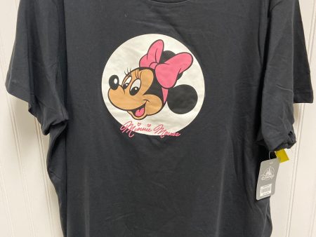 Top Short Sleeve Basic By Disney Store In Black, Size: Xl Supply