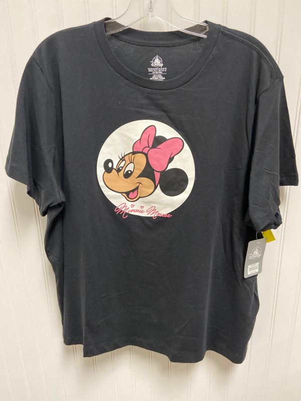 Top Short Sleeve Basic By Disney Store In Black, Size: Xl Supply