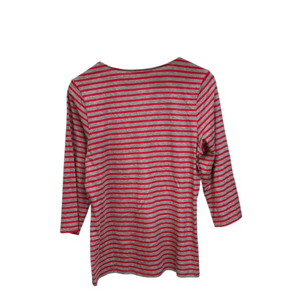 Top 3 4 Sleeve Basic By Tommy Bahama In Grey & Red, Size: Xl Hot on Sale