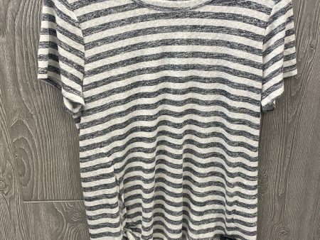 Top Short Sleeve By Bobeau In Striped Pattern, Size: Xl Sale