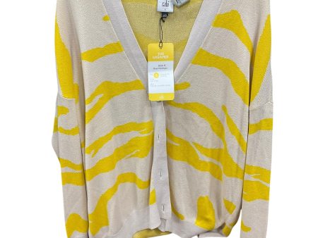 Sweater Cardigan By Cabi In Striped Pattern, Size: S Fashion