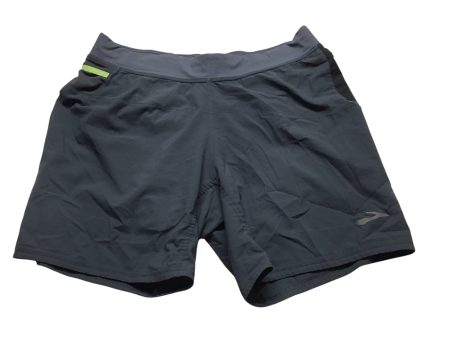 Athletic Shorts By Brooks In Grey, Size: M Online now