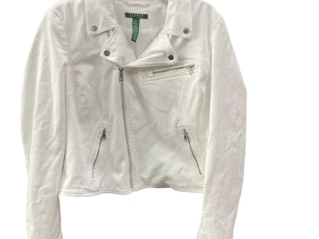 Jacket Denim By Lauren By Ralph Lauren In White, Size: 16 Online Sale