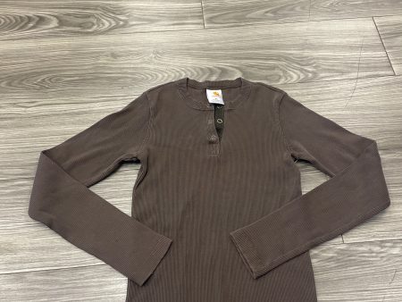 Top Long Sleeve Basic By Carhartt In Brown, Size: Xs on Sale