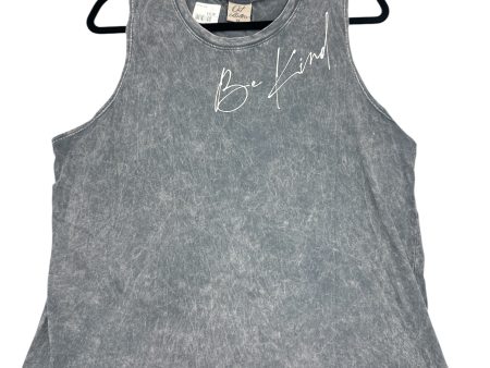 Tank Top By Clothes Mentor In Grey, Size: Xl Sale