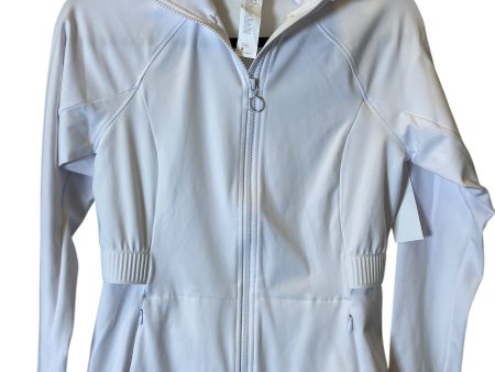 Athletic Jacket By Fabletics In White, Size: S Sale