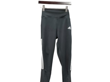 Athletic Leggings By Adidas In Grey, Size: Xl Online now