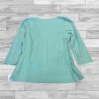 Top 3 4 Sleeve By Soft Surroundings In Blue, Size: L Fashion