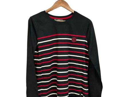 Top Long Sleeve Basic By Lauren By Ralph Lauren In Striped Pattern, Size: Xl Online now