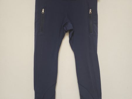 Athletic Leggings By Lululemon In Blue, Size: 4 Sale