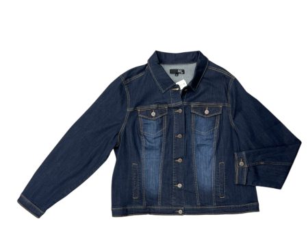 Jacket Denim By 1822 Denim In Blue Denim, Size: 2x For Cheap