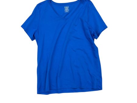 Athletic Top Short Sleeve By L.l. Bean In Blue, Size: Xl Online