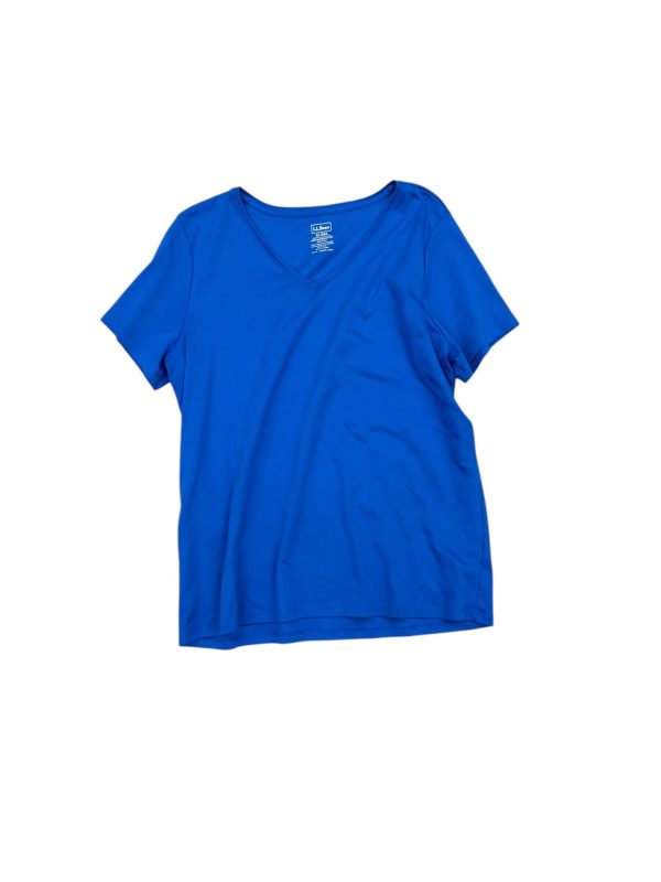 Athletic Top Short Sleeve By L.l. Bean In Blue, Size: Xl Online