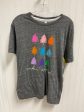 Top Short Sleeve Basic By Clothes Mentor In Grey, Size: M For Sale