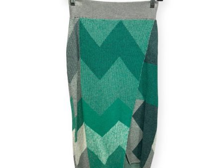 Knit Skirt Midi By Moth In Chevron Pattern, Size: Xs Online