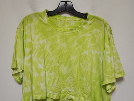 Athletic Top Short Sleeve By Lululemon In Green, Size: L Online