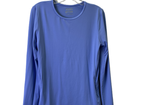 Athletic Top Long Sleeve Crewneck By Hang Ten In Blue, Size: M Online