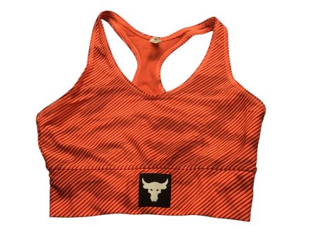 Athletic Bra By Under Armour In Orange, Size: M Discount