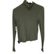 Top Long Sleeve Basic By Divided In Green, Size: M Cheap