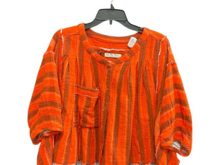 Top Short Sleeve By We The Free In Orange, Size: S Fashion