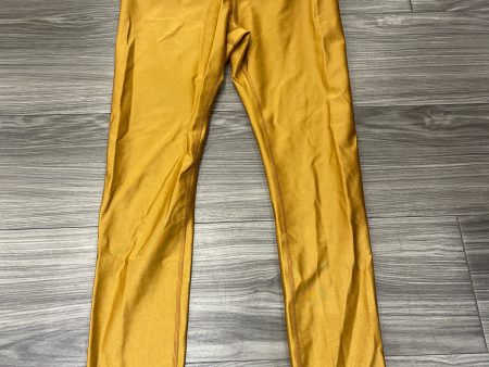 Athletic Leggings By Athleta In Gold, Size: S Online Hot Sale