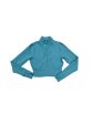 Athletic Top Long Sleeve Collar By 90 Degrees By Reflex In Aqua, Size: M Online Sale